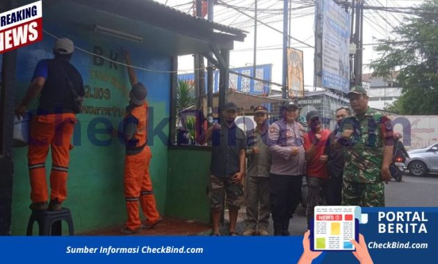 Ormas di Jaktim Cat Ulang Posko Secara Mandiri