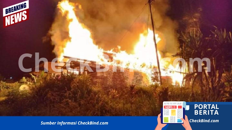 13 Rumah di Puncak Jaya Dibakar, Polisi Selidiki!