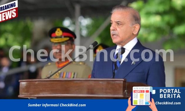Perdana Menteri Pakistan, Shehbaz Sharif, secara resmi mengungkapkan rasa terima kasihnya