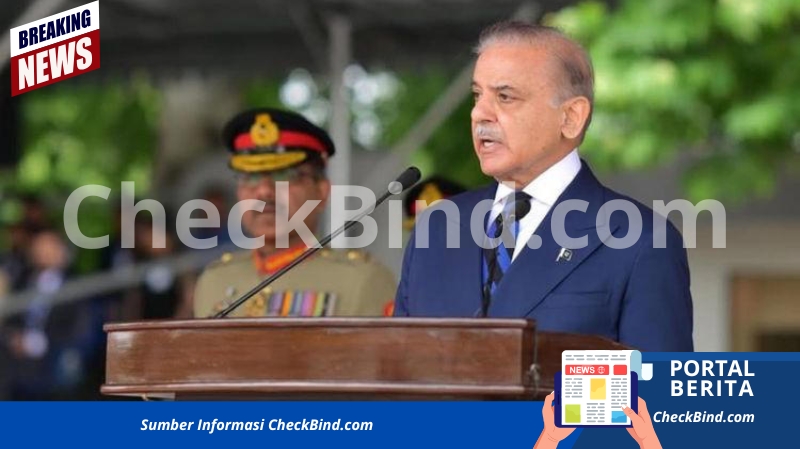 Perdana Menteri Pakistan, Shehbaz Sharif, secara resmi mengungkapkan rasa terima kasihnya