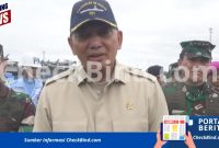 Menteri Pertahanan (Menhan) RI Sjafrie Sjamsoeddin menyampaikan duka