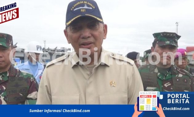Menteri Pertahanan (Menhan) RI Sjafrie Sjamsoeddin menyampaikan duka