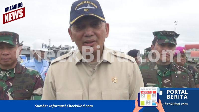 Menteri Pertahanan (Menhan) RI Sjafrie Sjamsoeddin menyampaikan duka