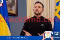 Presiden Ukraina Volodymyr Zelensky bersikap tegas. Ia hanya akan datang