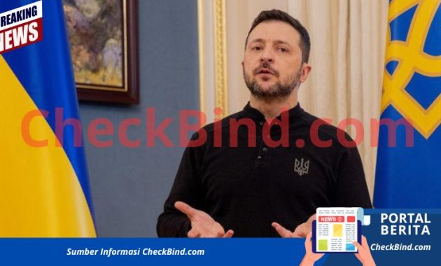 Presiden Ukraina Volodymyr Zelensky bersikap tegas. Ia hanya akan datang