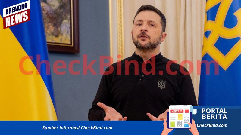 Presiden Ukraina Volodymyr Zelensky bersikap tegas. Ia hanya akan datang
